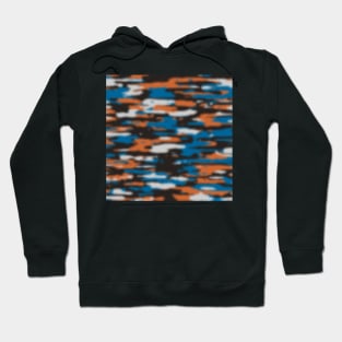 Chocolate Blue Silver Camouflage Hoodie